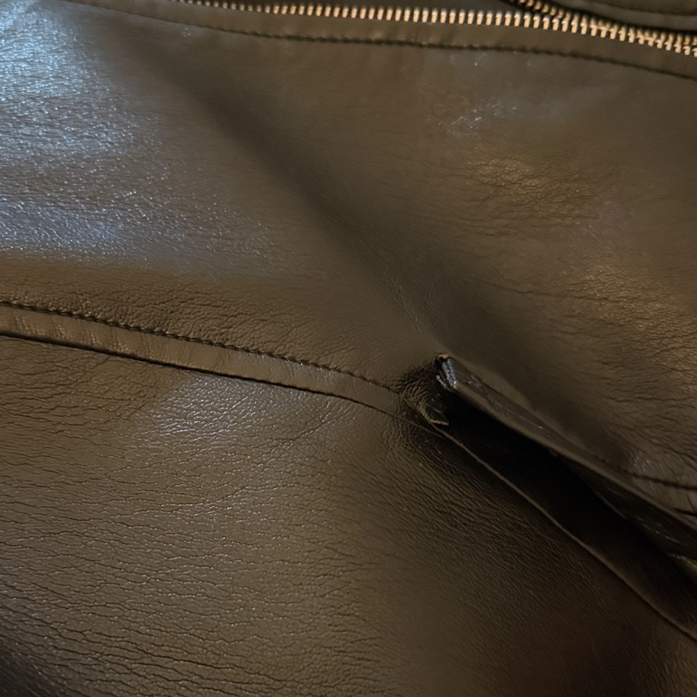 Aritzia Babaton Leather Bomber - Picture 5 of 6